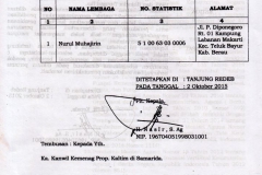 Copy Lampiran SK Kemenag ttg Ijin Operasional Pondok Pesantren Nurul Muhajirin